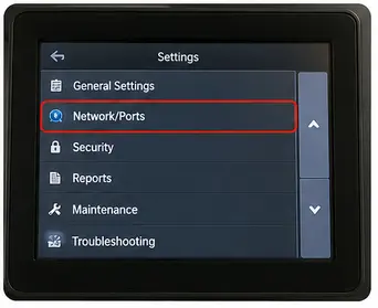 Go to Network/Ports > Wireless